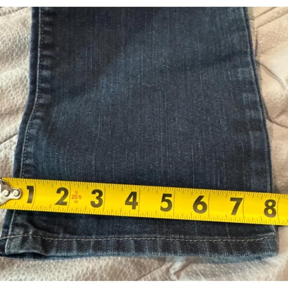 The Children's Place Girls Bootcut Jeans Youth 14 Dark Wash Adjustable Waist